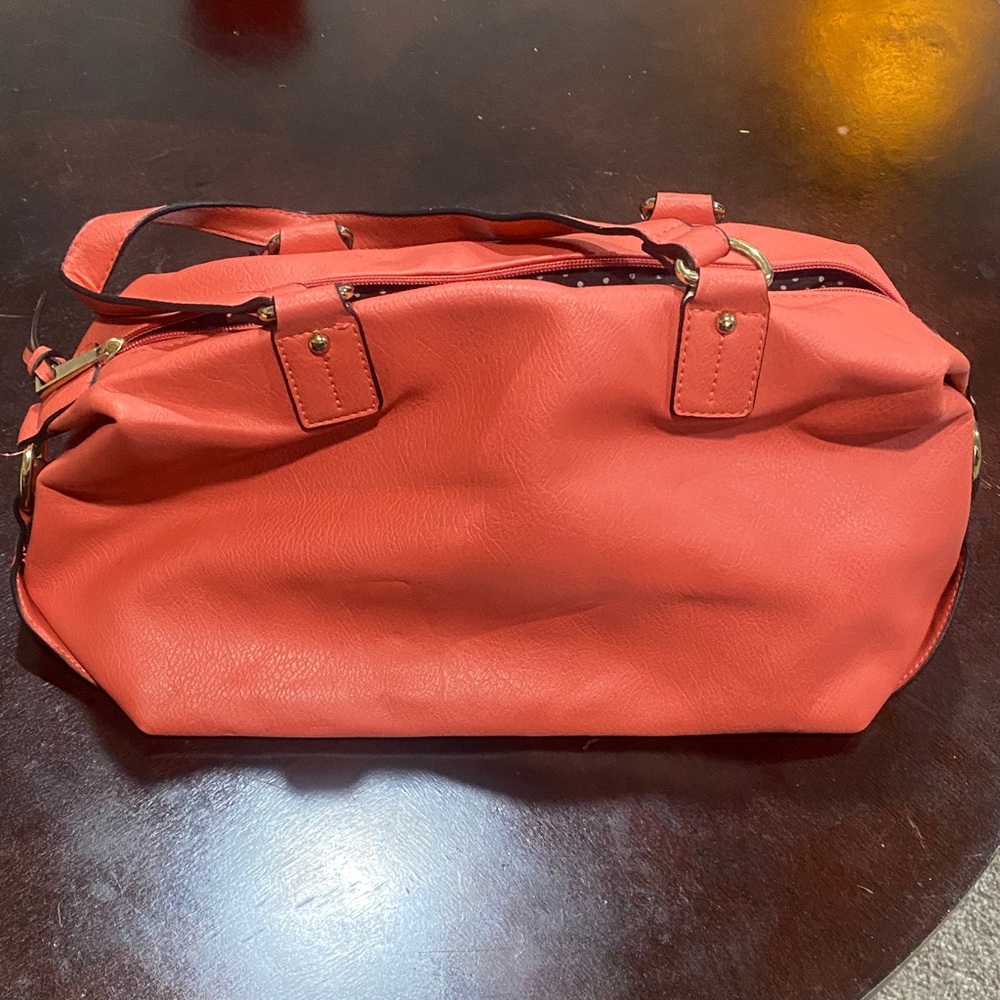 Elegant Coral Women's Handbag